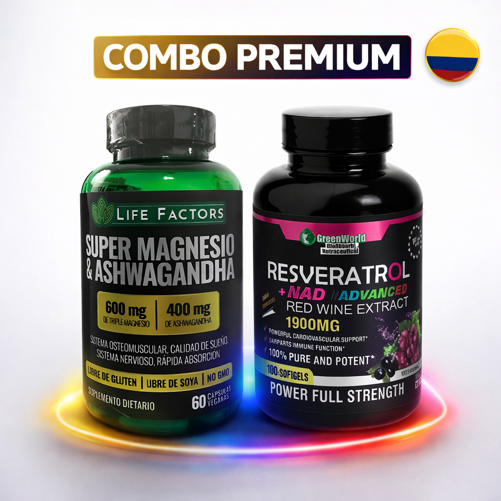Super magnesio & ashwagandha &  nad & resveratrol